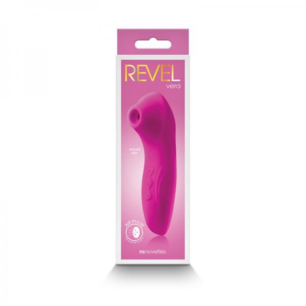 Revel Vera Air Pulse Toy Pink - Clit Suckers & Oral Suction