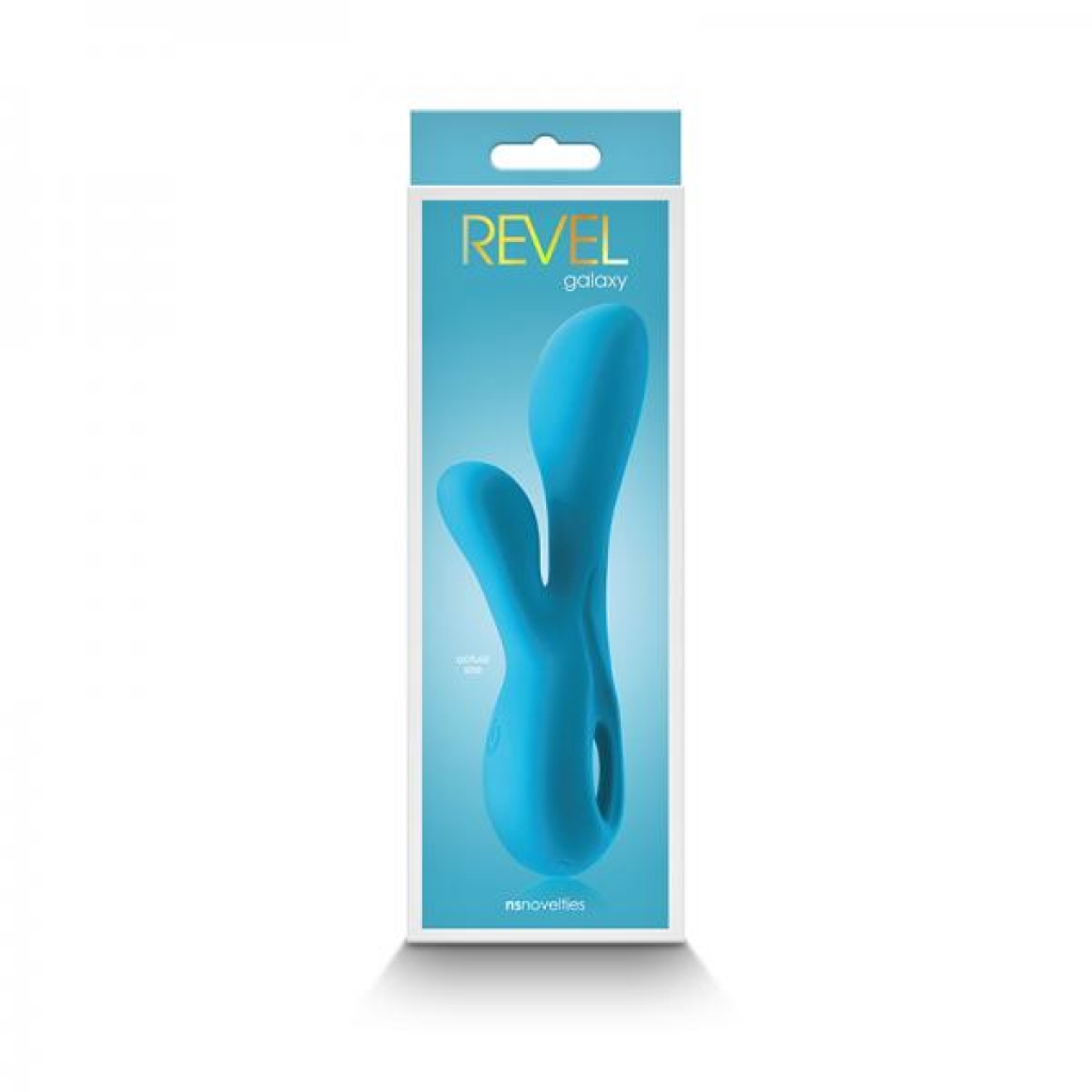 Revel Galaxy Dual Stimulator Blue - Rabbit Vibrators