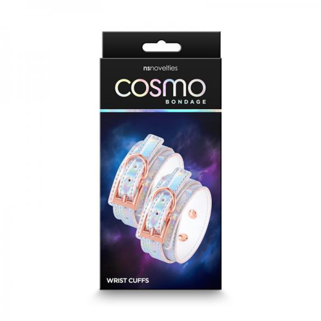Cosmo Bondage Wrist Cuffs Rainbow - Handcuffs