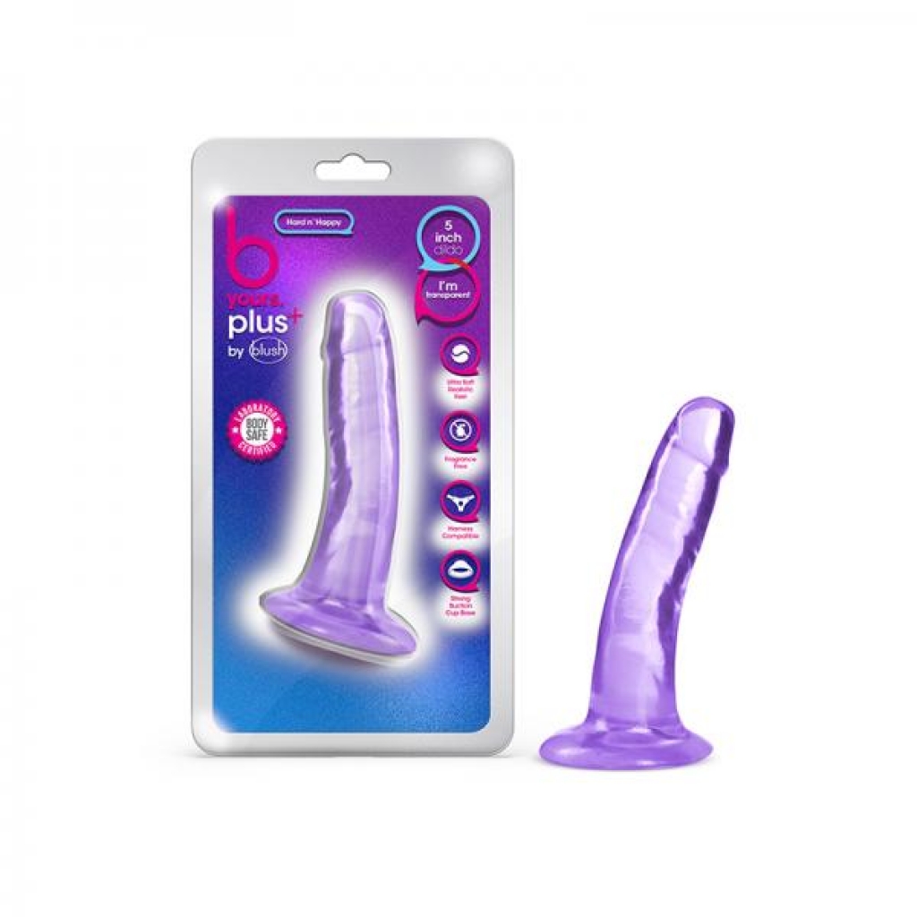 B Yours Plus Hard 'n' Happy Purple - Realistic Dildos & Dongs