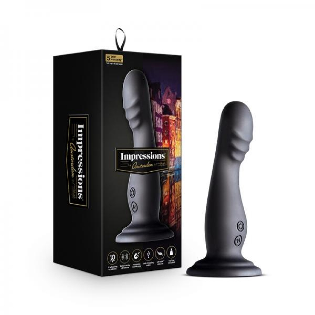 Impressions Amsterdam Vibrator Black - Prostate Toys