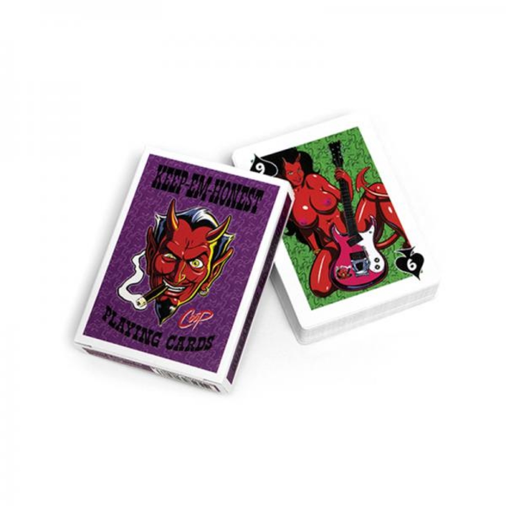Keep-em-honest Playing Cards - Party Hot Games