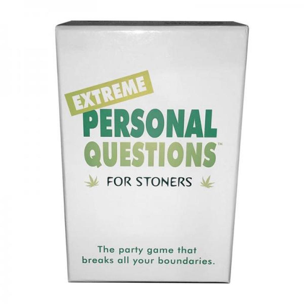 Extreme Personal Questions For Stoners - Party Hot Games