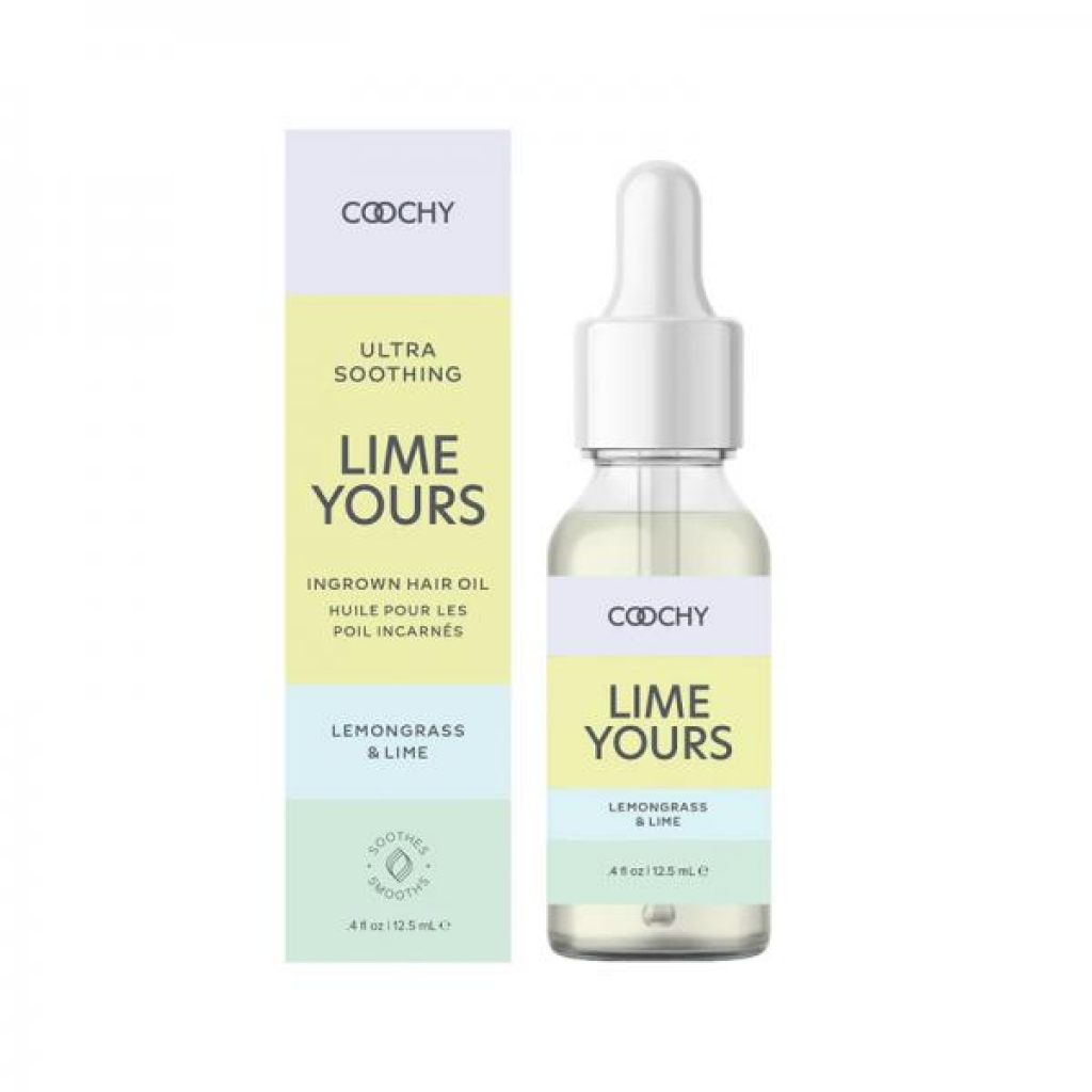 Coochy Ultra Soothing Ingrown Hair Oil Lemongrass Lime .4 Fl - Shaving & Intimate Care