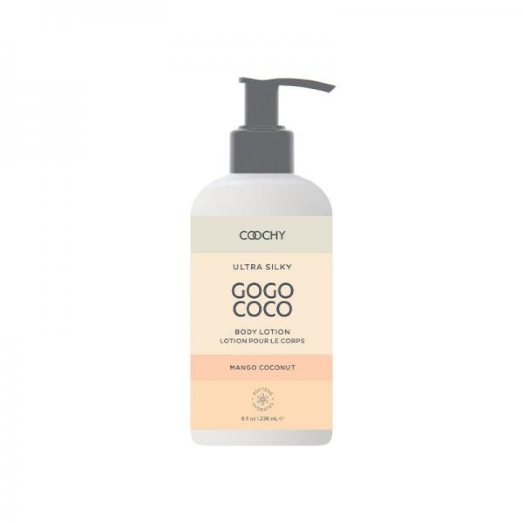 Coochy Ultra Silky Body Lotion Mango Coconut 8 Fl. Oz./236 Ml - Sensual Massage Oils & Lotions