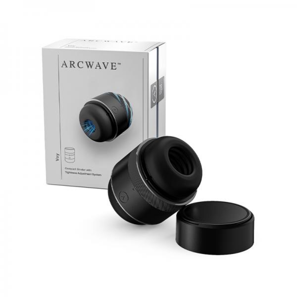 Arcwave Voy Tightening Compact Stroker Black - Pocket Pussies