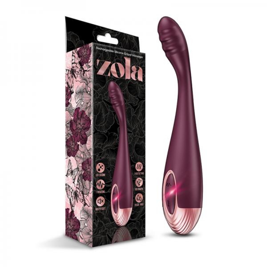 Zola Rechargeable Silicone Warming G-spot Massager - G-Spot Vibrators