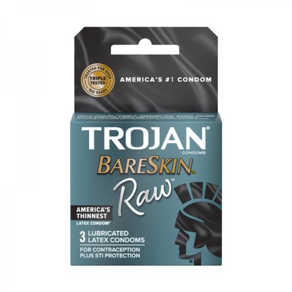 Trojan Bareskin Raw 3-pack - Condoms