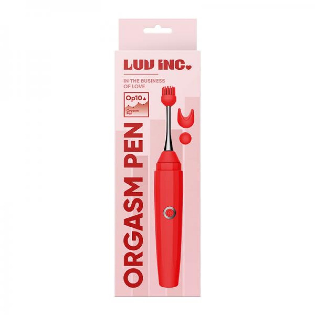 Luv Inc Op10 Orgasm Pen Red - Modern Vibrators
