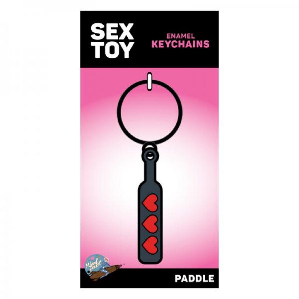 Sex Toy Keychain Hearts Paddle - Gag & Joke Gifts