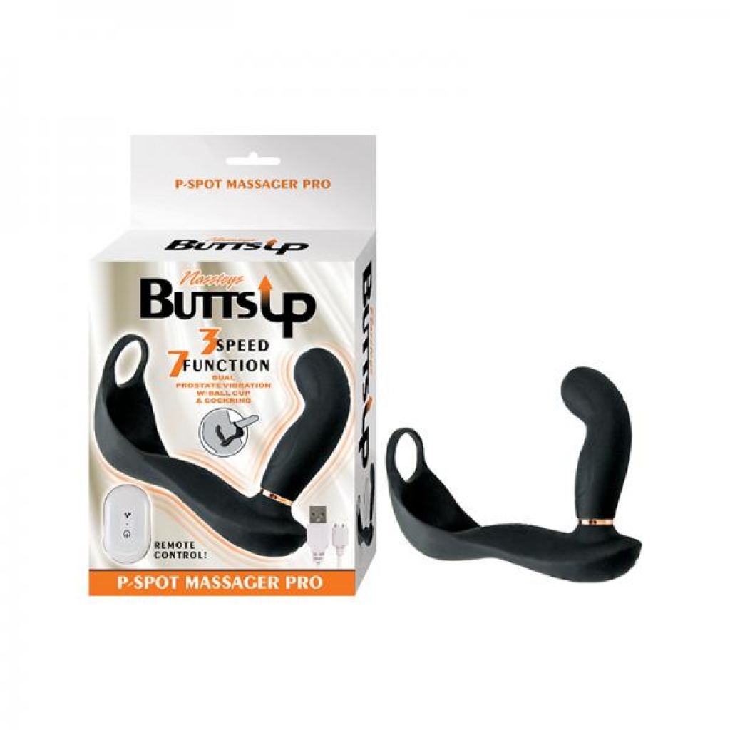 Butts Up P-spot Massager Pro Silicone Black - Body Massagers
