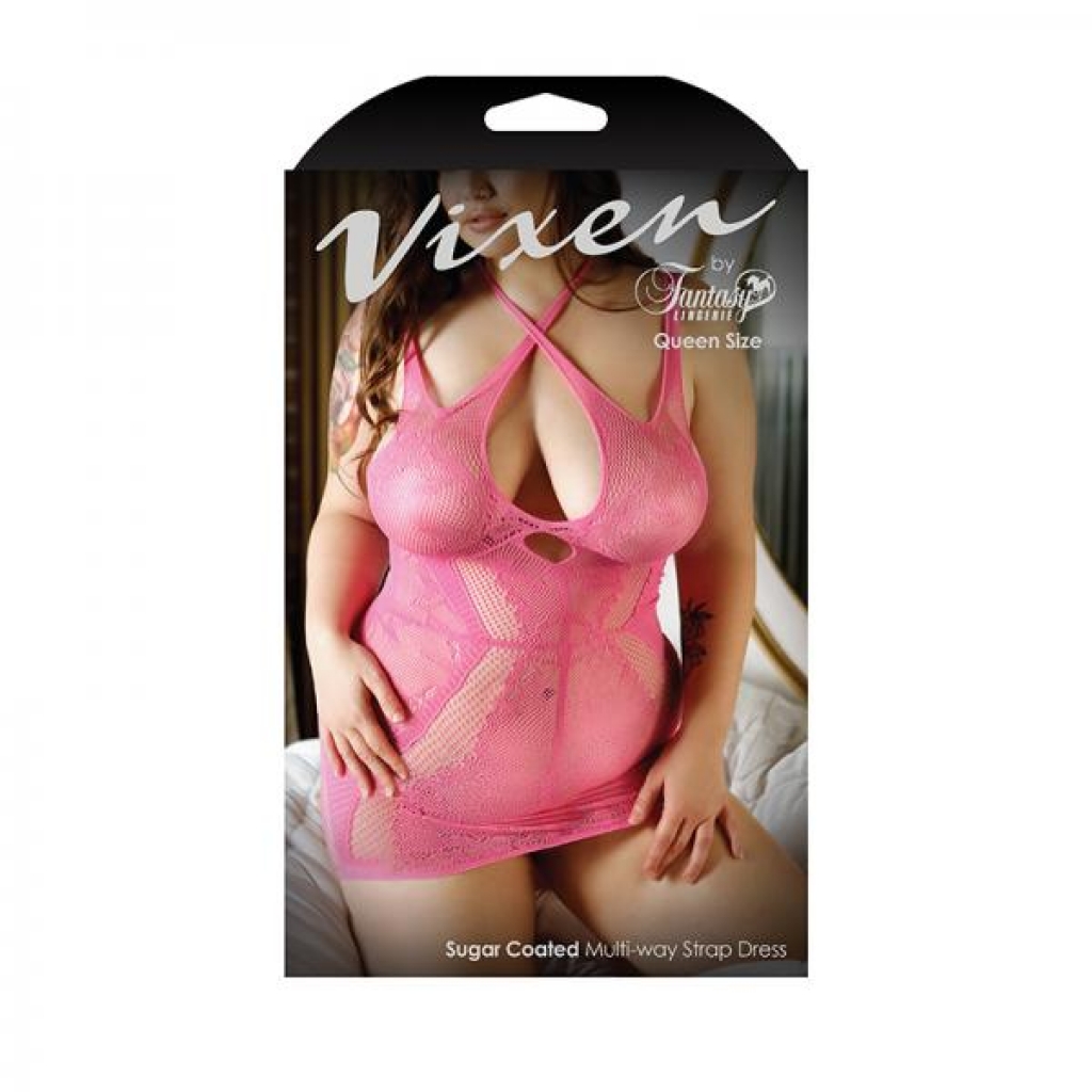 Vixen Sugar Coated Multi-way Strap Dress Pink Queen - Dresses