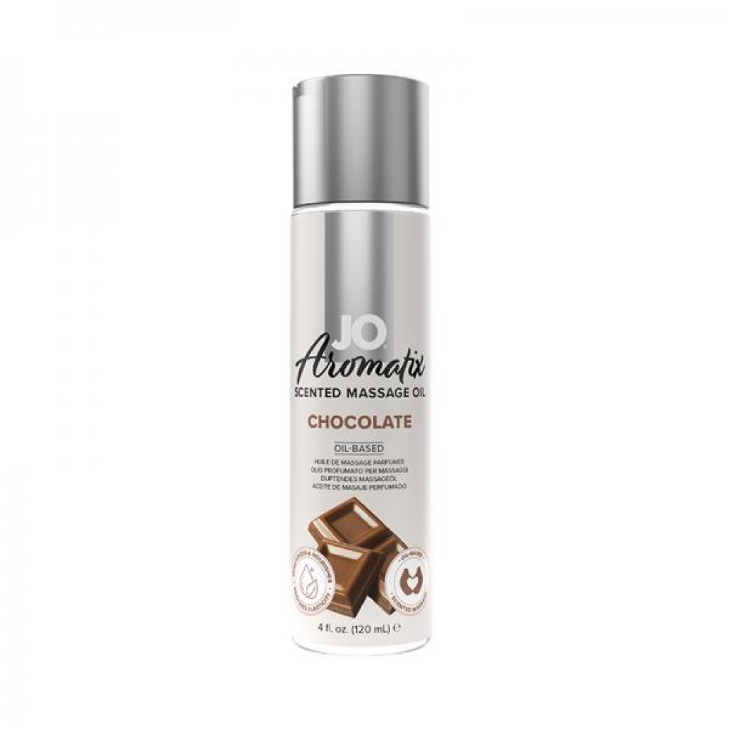 Jo Aromatix Chocolate Massage Oil 4 Oz. - Sensual Massage Oils & Lotions