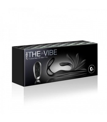 The-vibe C-ring And P-spot Stimulator Black - Double Penetration Penis Rings
