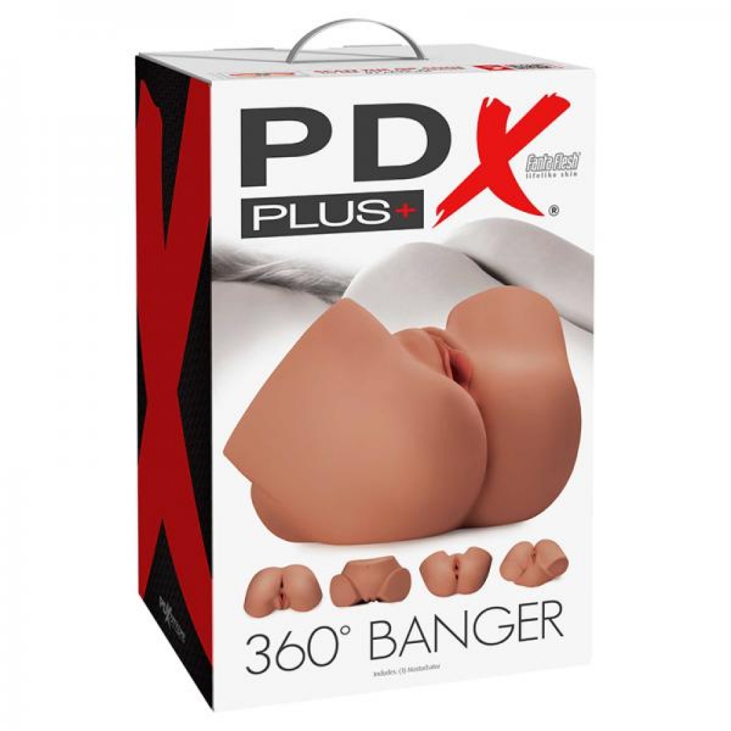 Pdx Plus 360 Banger Masturbator Tan - Lifesize Masturbators