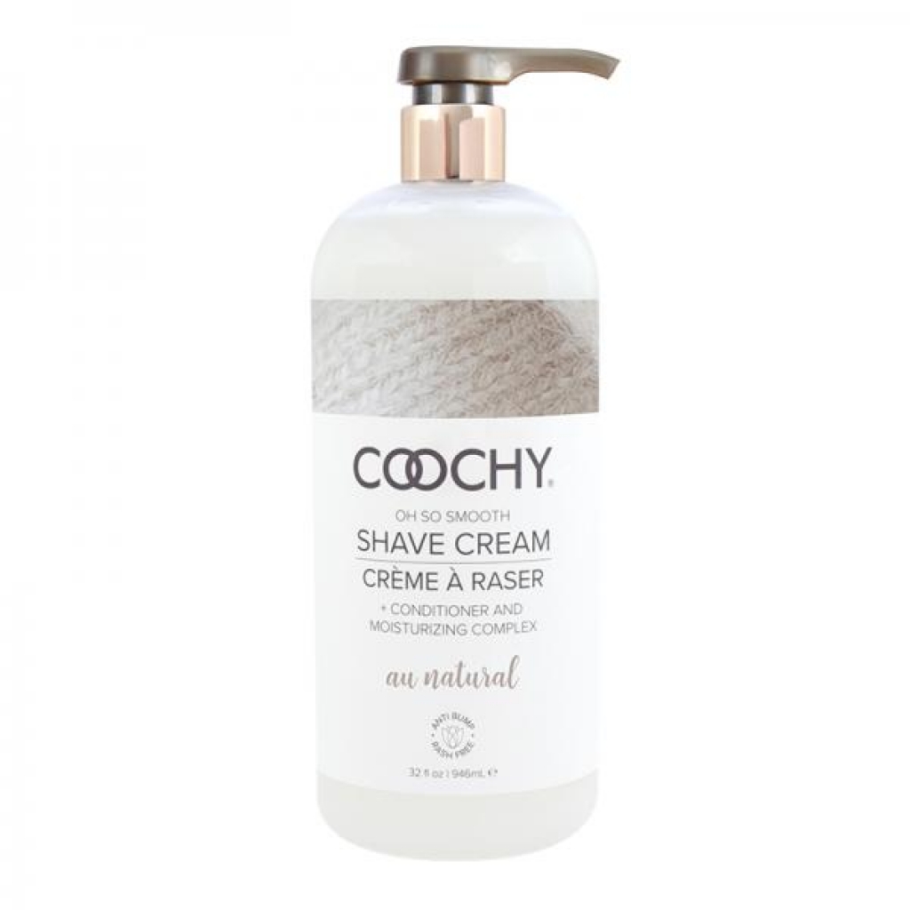 Coochy Shave Cream Au Natural 32 Oz. - Shaving & Intimate Care