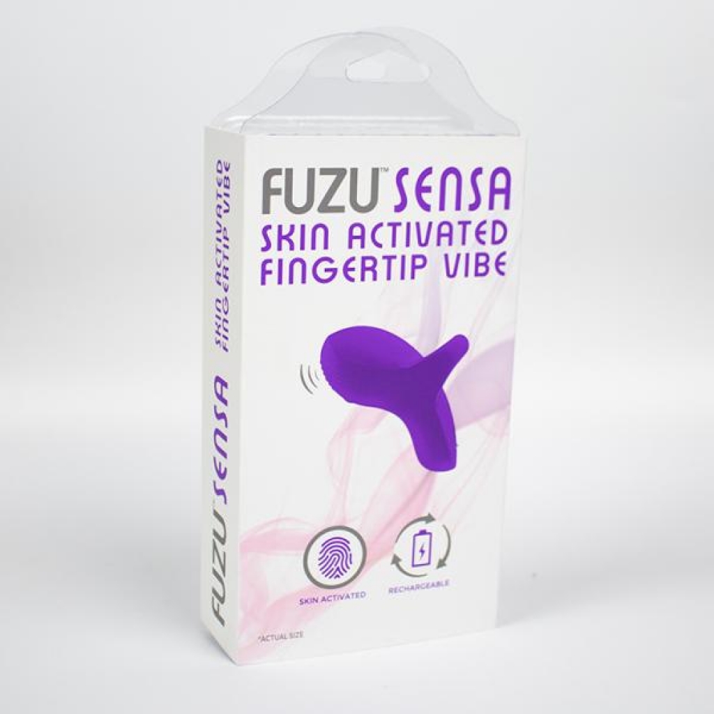 Fuzu Sensa Rechargeable Skin-activated Fingertip Vibe Purple - Finger Vibrators