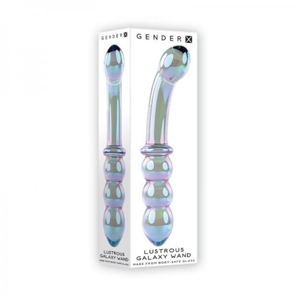 Gender X Lustrous Galaxy Wand Glass - Realistic Dildos & Dongs