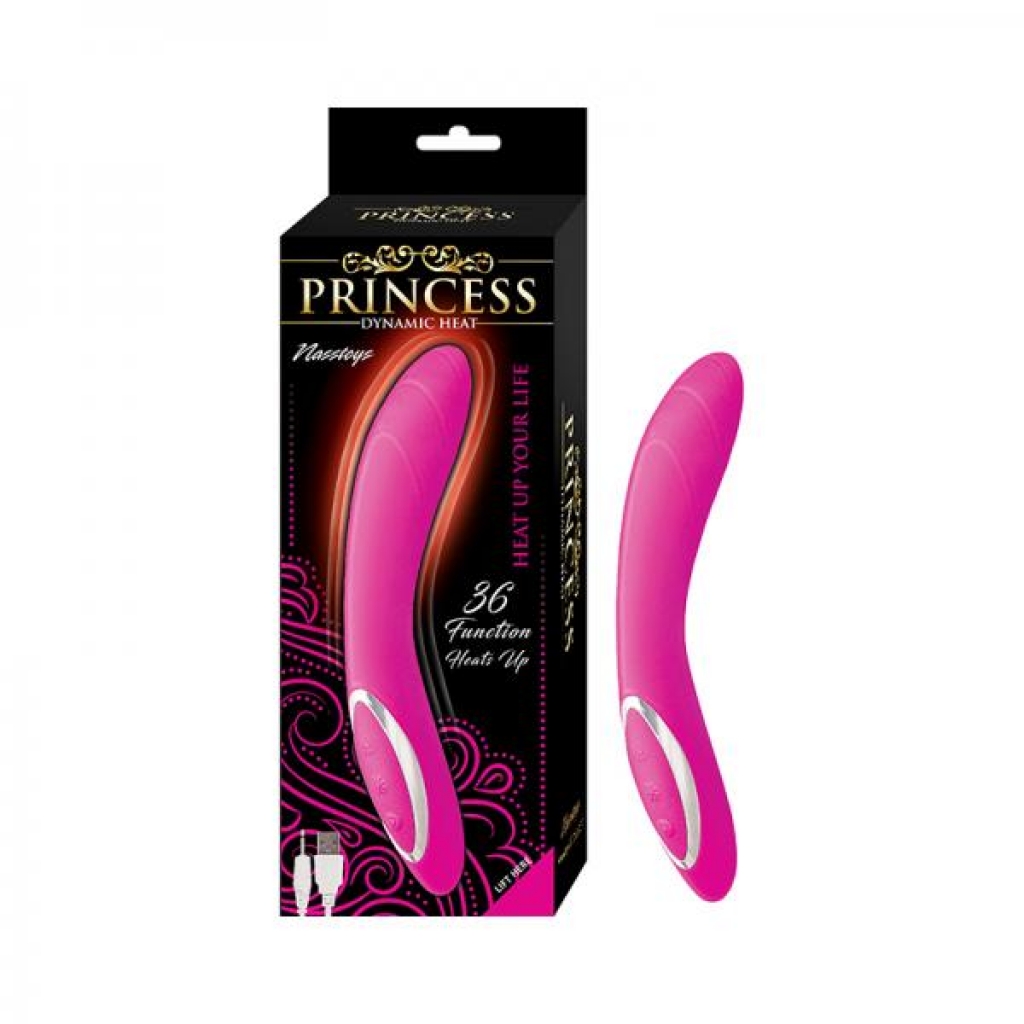 Princess Dynamic Heat G-spot Vibrator Silicone Pink - Traditional