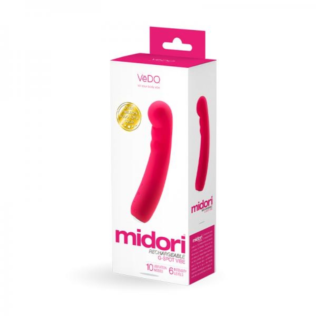 Vedo Midori Rechargeable G-spot Vibe Pink - G-Spot Vibrators