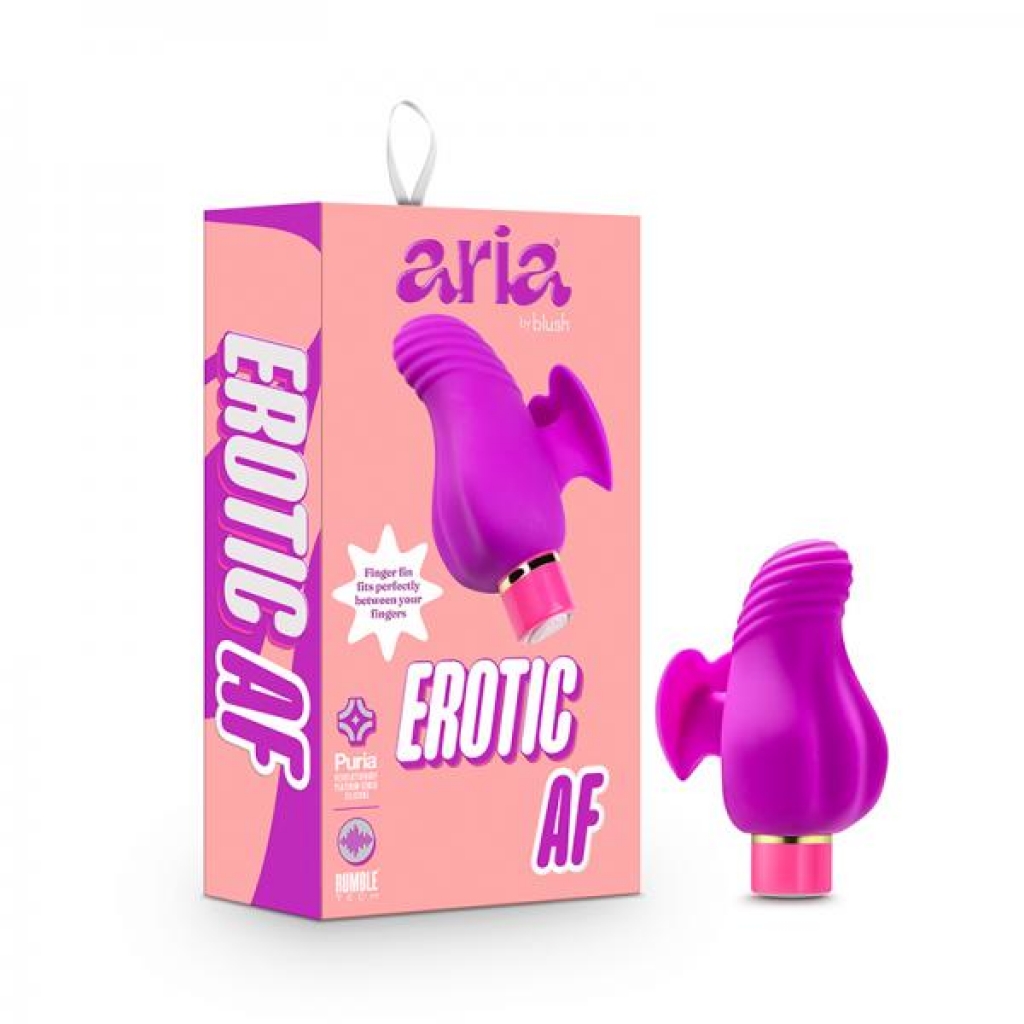 Aria Erotic Af Mini Vibrator Plum - Finger Vibrators
