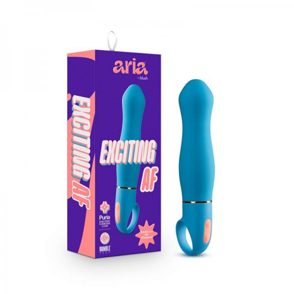 Aria Exciting Af Vibrator Blue - G-Spot Vibrators