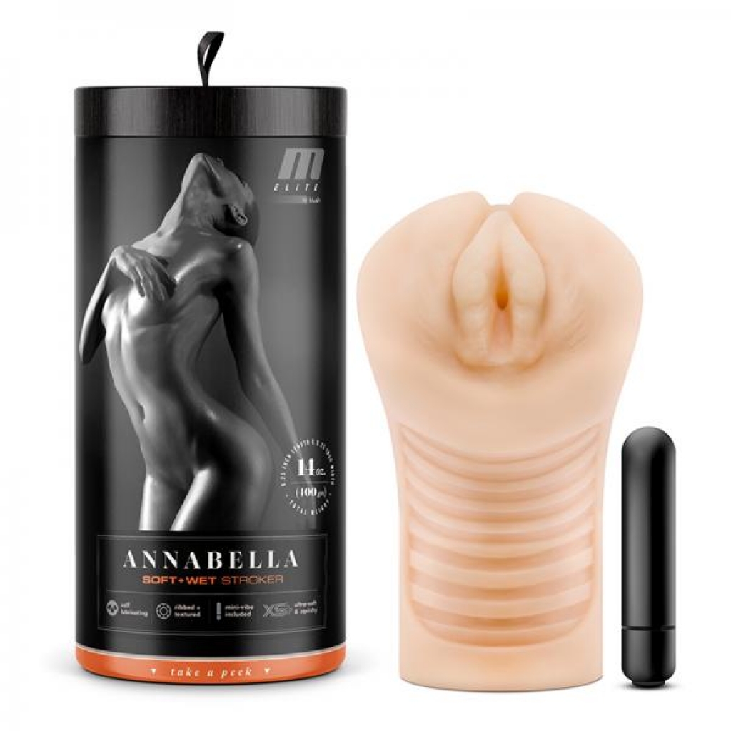 M Elite Soft And Wet Annabella Beige - Masturbation Sleeves