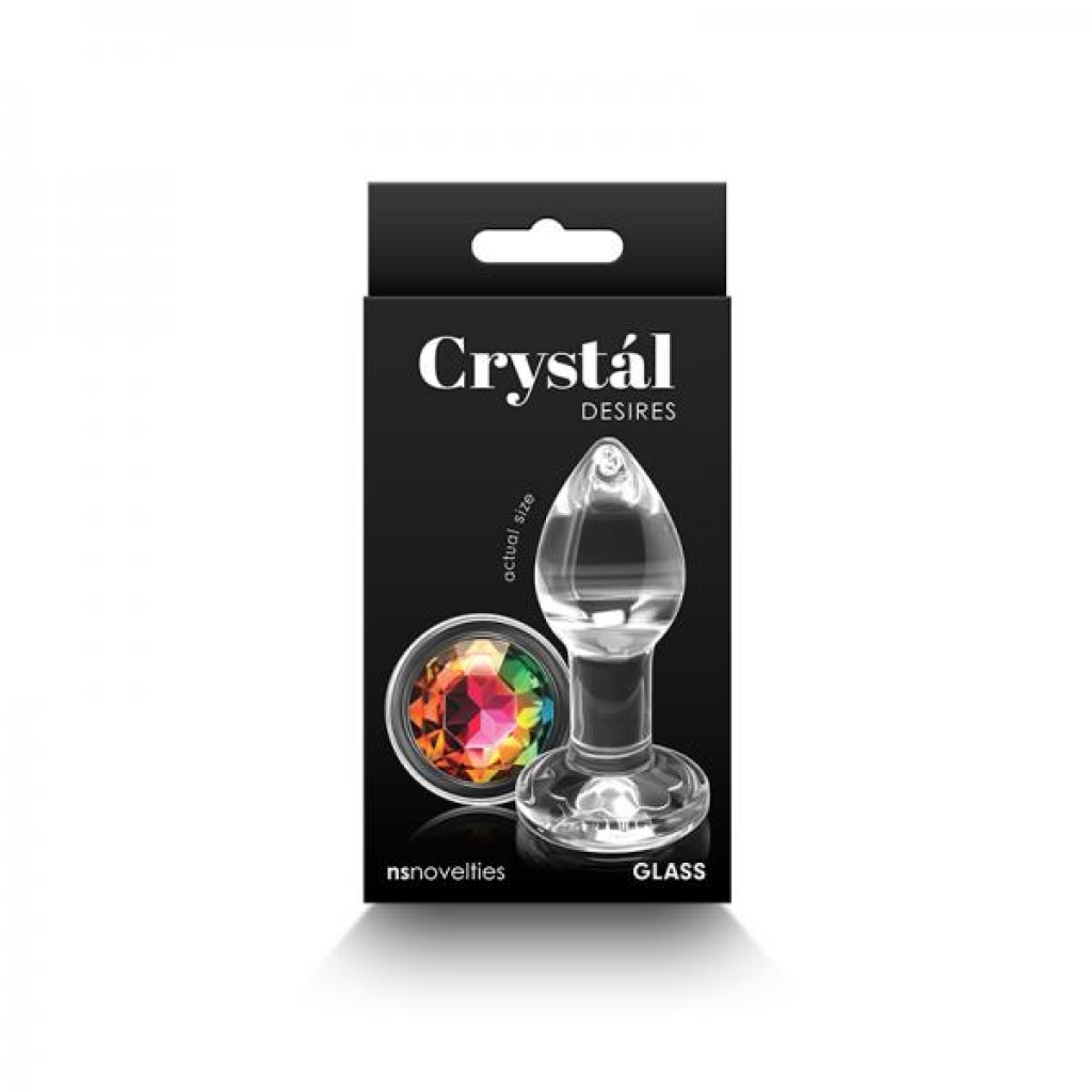 Crystal Desires Rainbow Gem Small - Anal Plugs