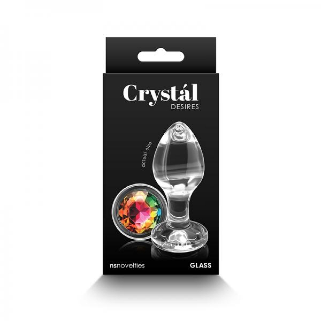 Crystal Desires Rainbow Gem Medium - Anal Plugs