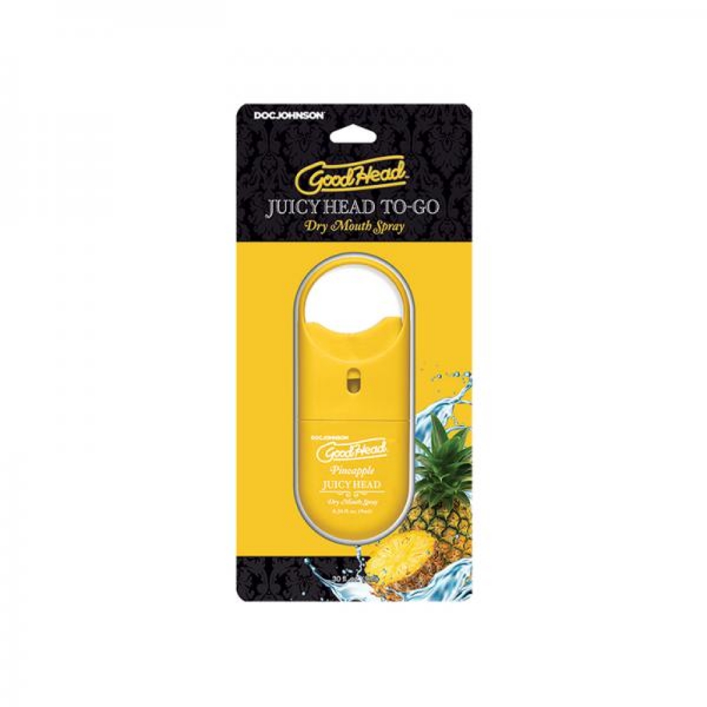 Goodhead Juicy Head Dry Mouth Spray To-go Pineapple .30 Oz. - Oral Sex