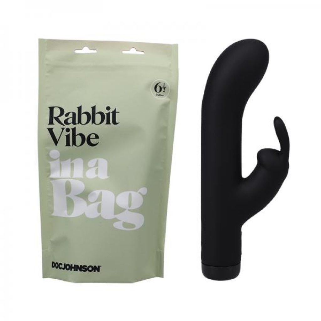 In A Bag Rabbit Vibe Black - Rabbit Vibrators