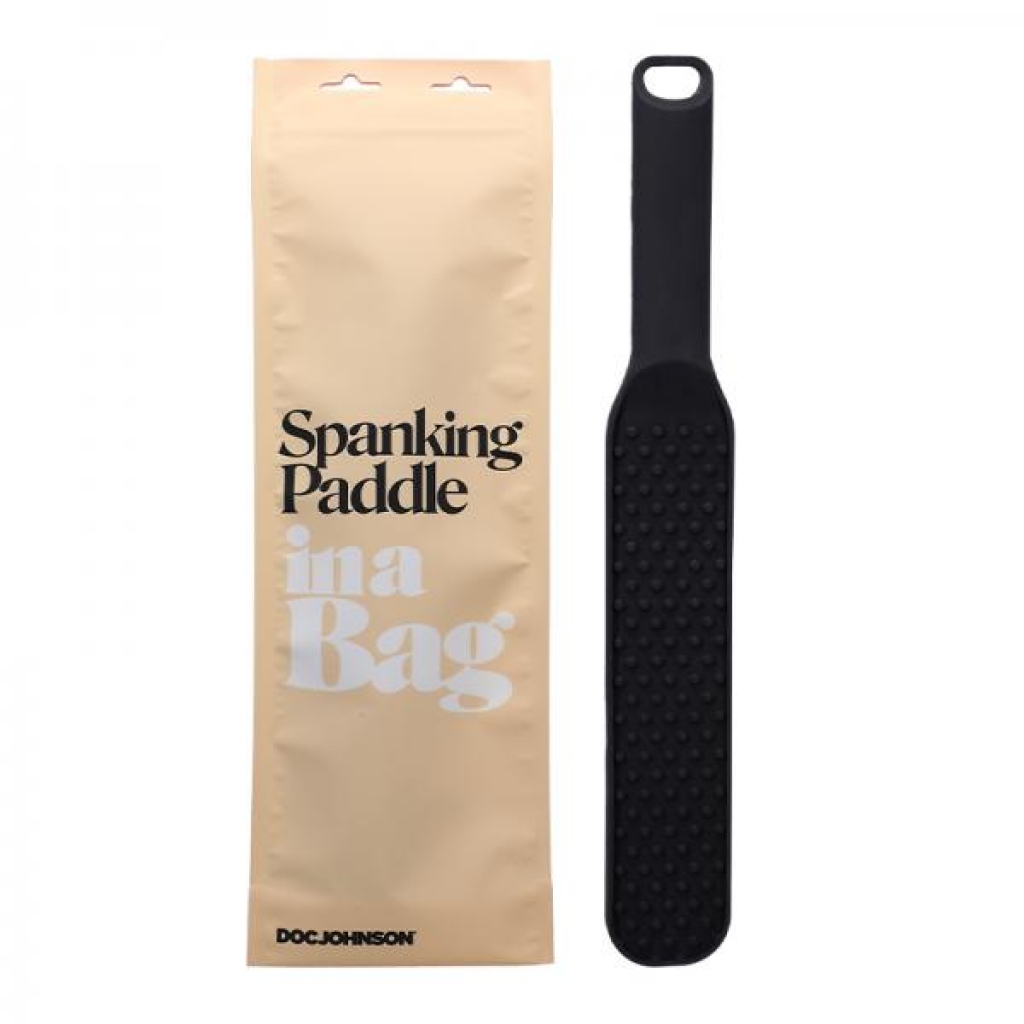 In A Bag Spanking Paddle Black - Paddles