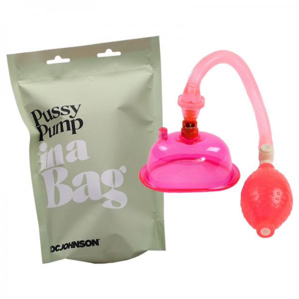 In A Bag Pussy Pump Pink - Clit Suckers & Oral Suction