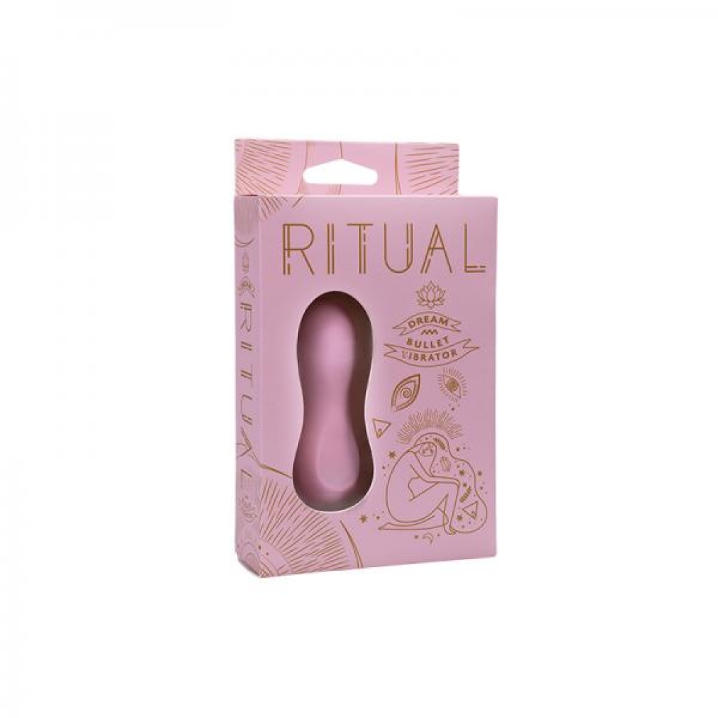 Ritual Dream Rechargeable Silicone Bullet Vibe Pink - Bullet Vibrators