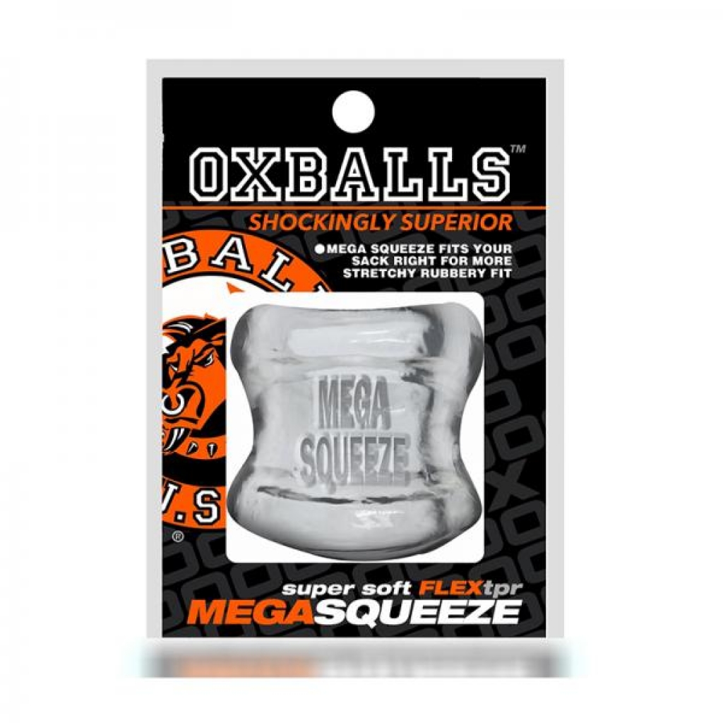 Oxballs Mega Squeeze Ergofit Ballstretcher Clear - Mens Cock & Ball Gear