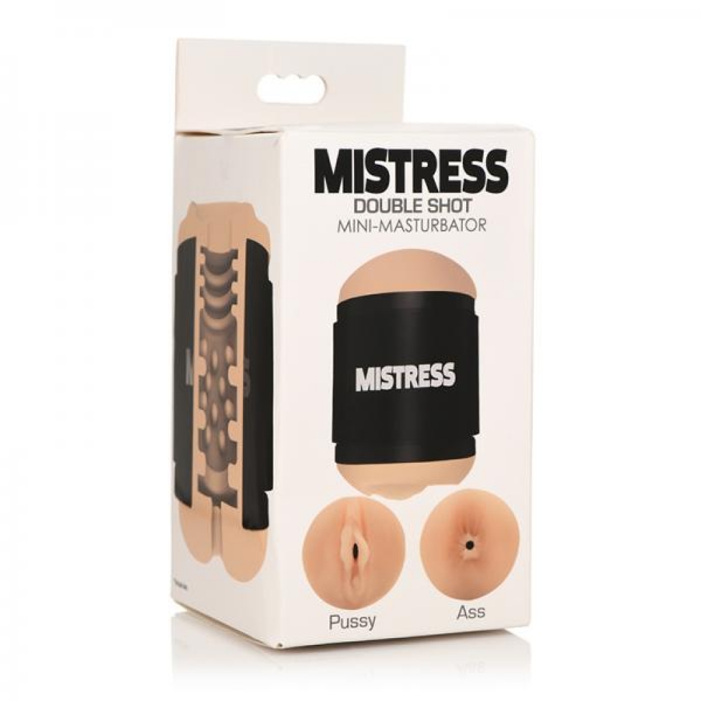 Mistress Mini Double Stroker Pussy & Ass Light - Pocket Pussies