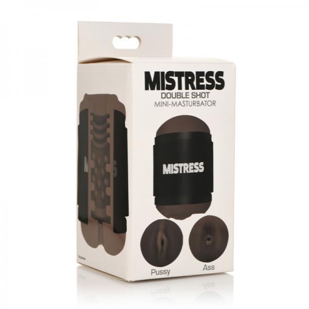 Mistress Mini Double Stroker Pussy & Ass Dark - Pocket Pussies