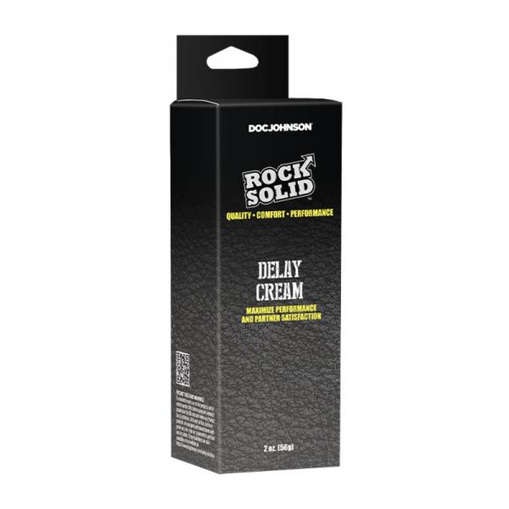 Rock Solid Delay Cream 2oz - For Men