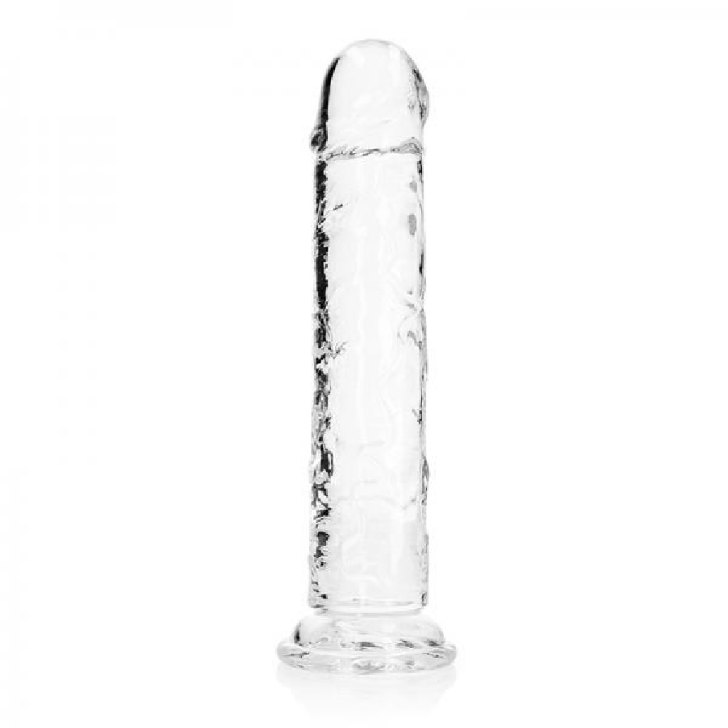 Realrock Crystal Clear Straight 11 In. Dildo Without Balls Clear - Realistic Dildos & Dongs