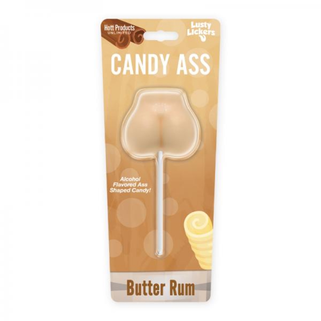 Candy Ass Booty Pops Butter Rum Flavor - Adult Candy and Erotic Foods