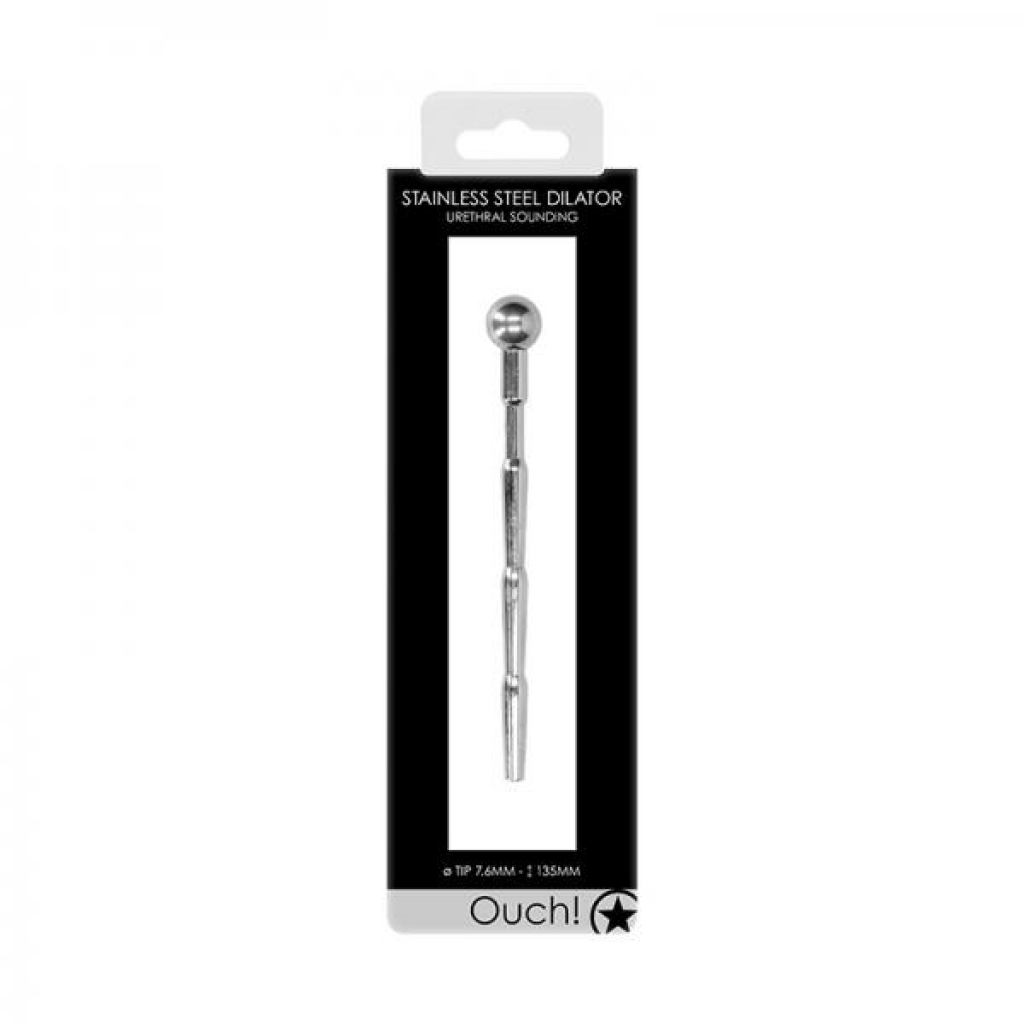 Ouch! Urethral Sounding - Metal Dilator - 7 Mm - Medical Play
