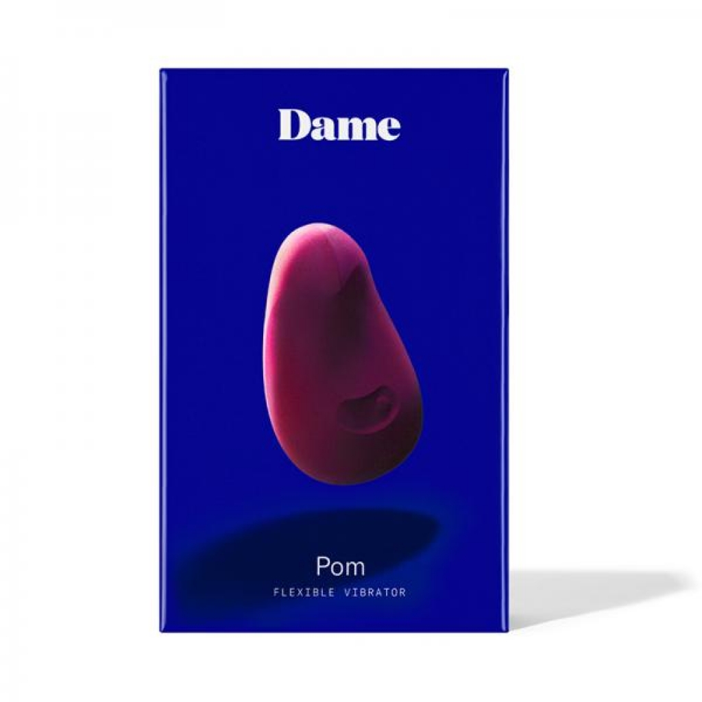 Dame Pom Flexible Vibrator Plum - Palm Size Massagers