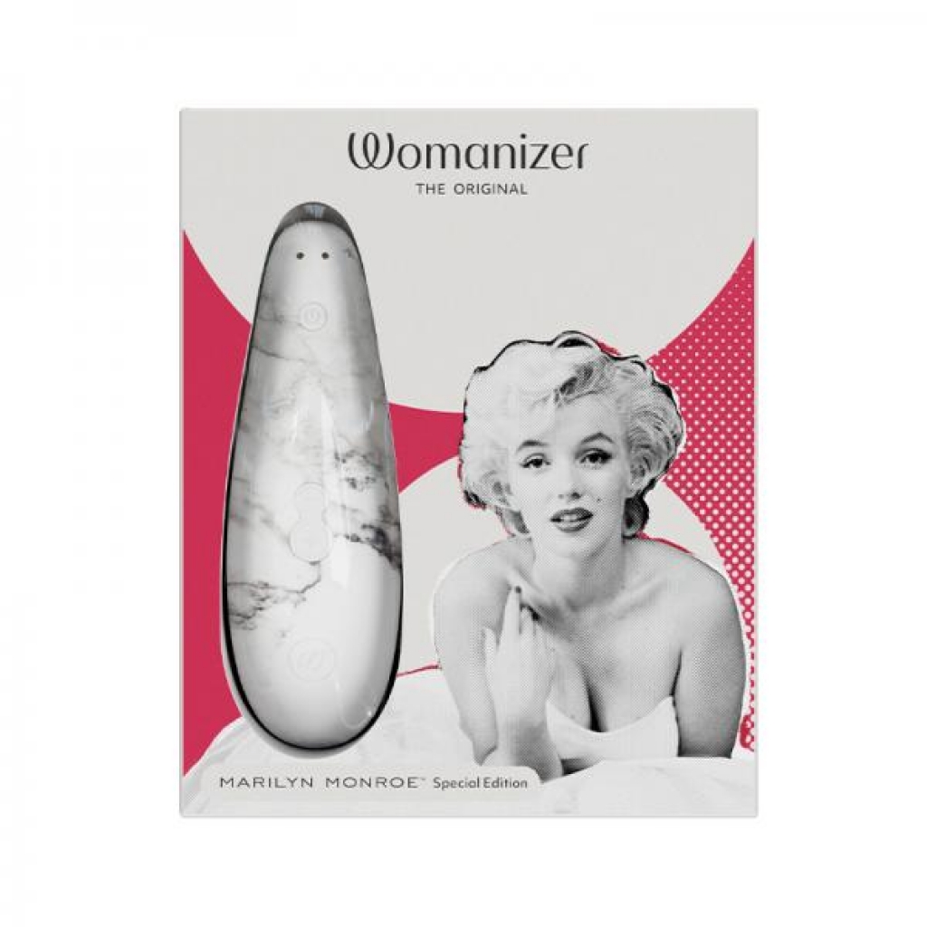 Womanizer Classic 2 Pleasure Air Toy Marilyn Monroe White Marble - Modern Vibrators