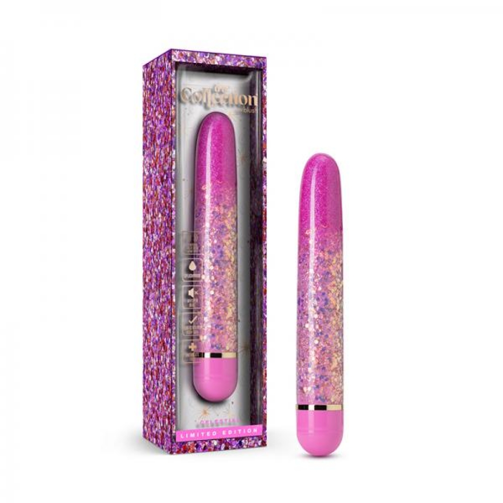 The Collection Celestial Slimline Vibrator Pink - Traditional
