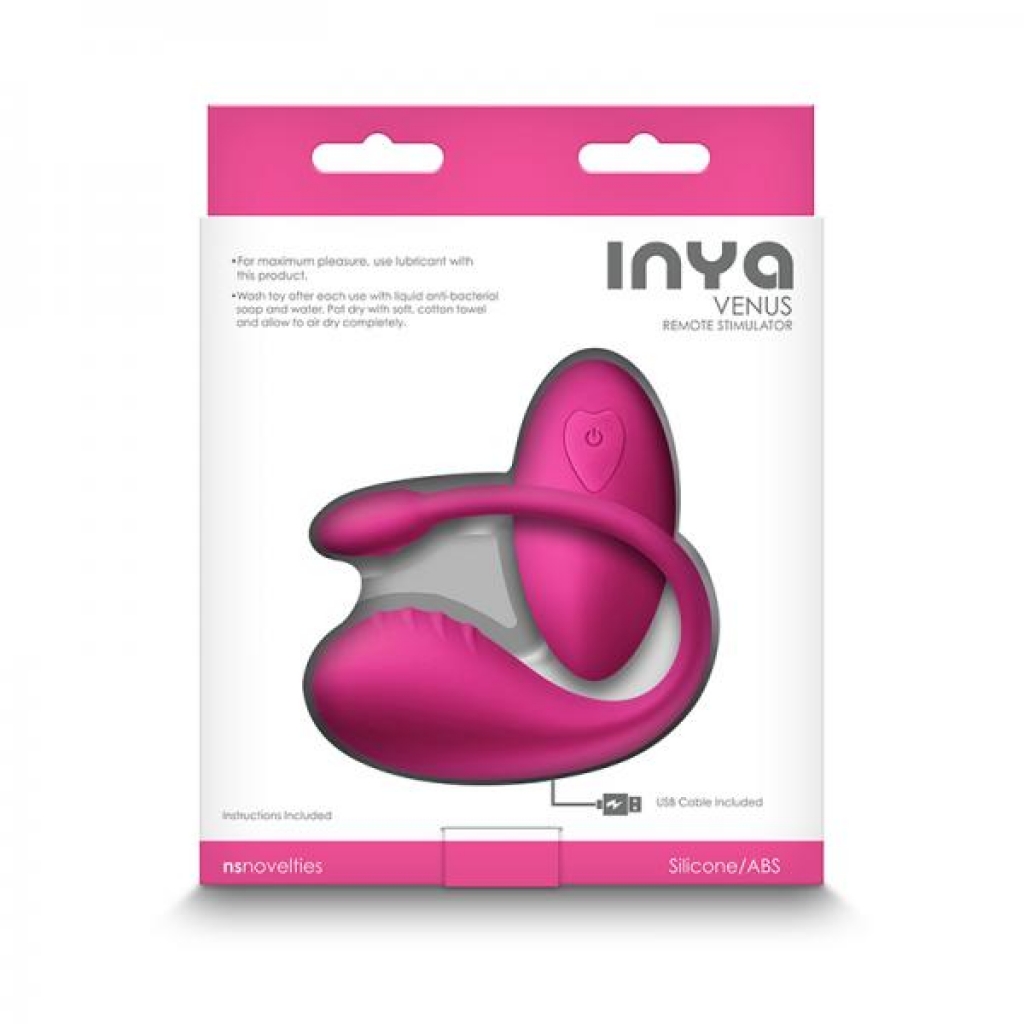 Inya Venus Remote Stimulator Pink - Hands Free Vibrators