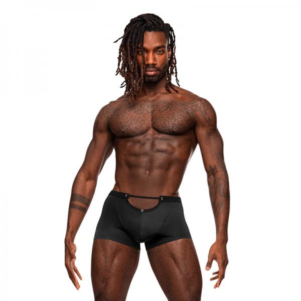 Male Power Magnificence Mini Short Black S - Mens Underwear
