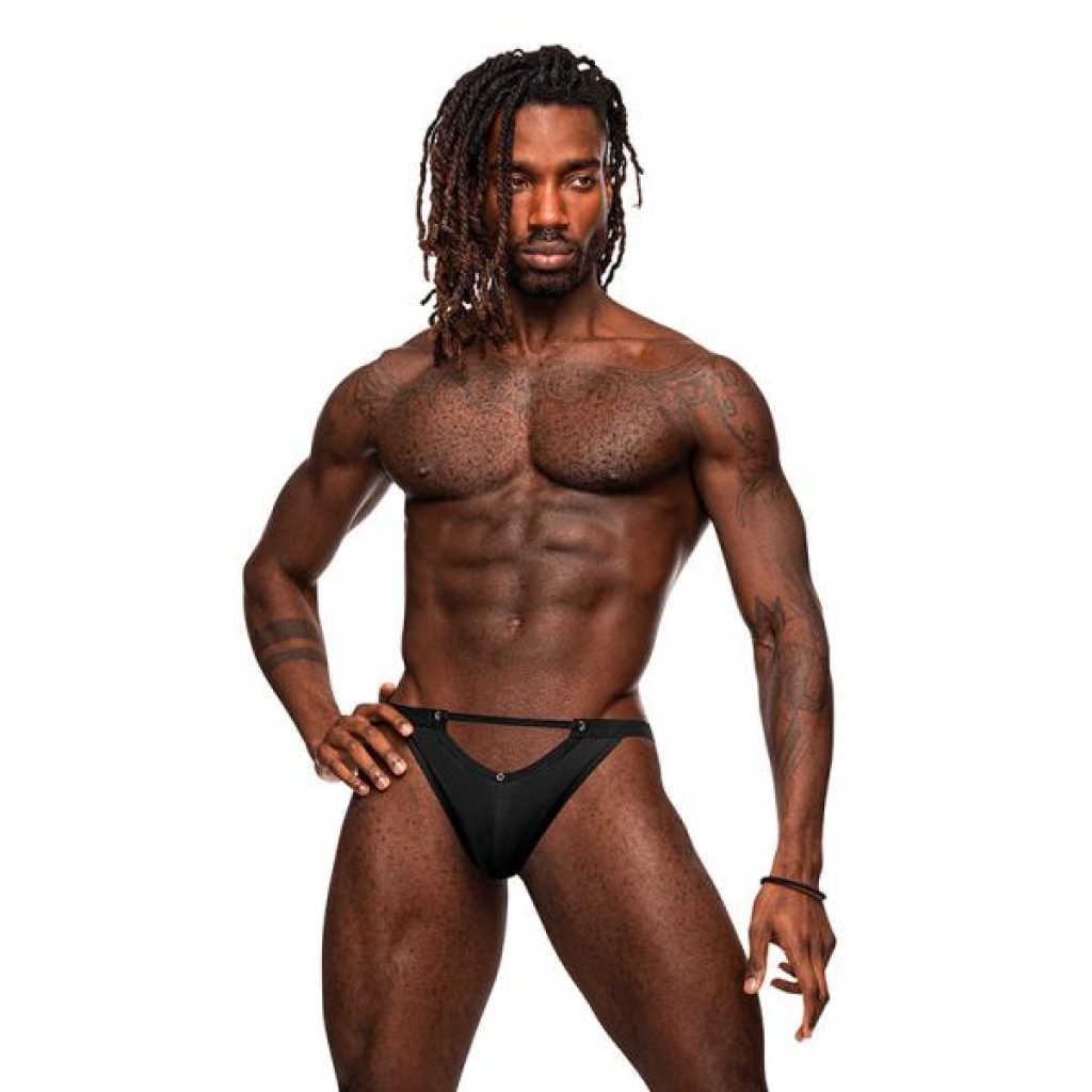 Male Power Magnificence Jock Black S/m - Mens Underwear