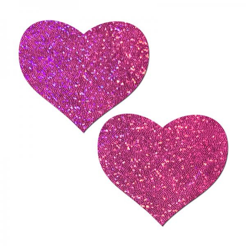 Pastease Love: Bubblegum Pink Hearts Nipple Pasties - Pasties, Tattoos & Accessories