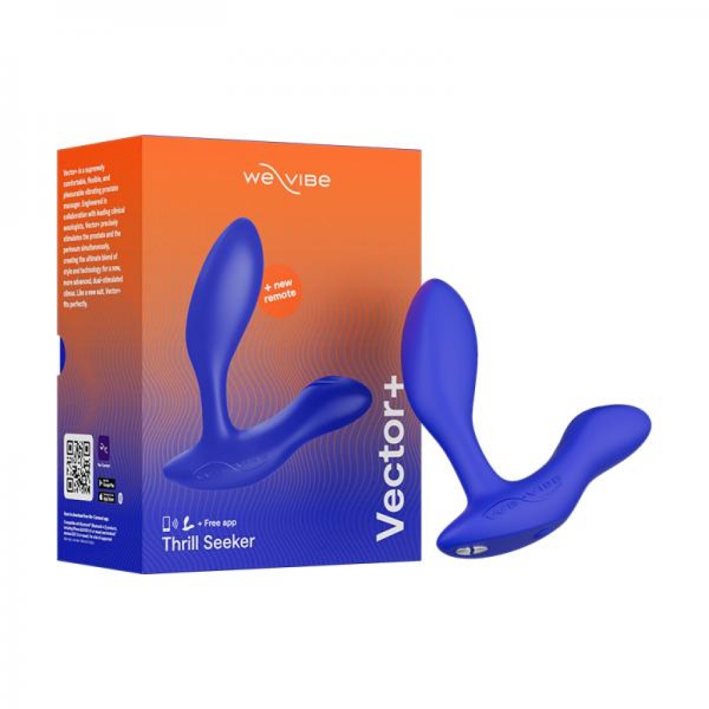 We-vibe Vector+ Prostate Massager Royal Blue - Prostate Toys