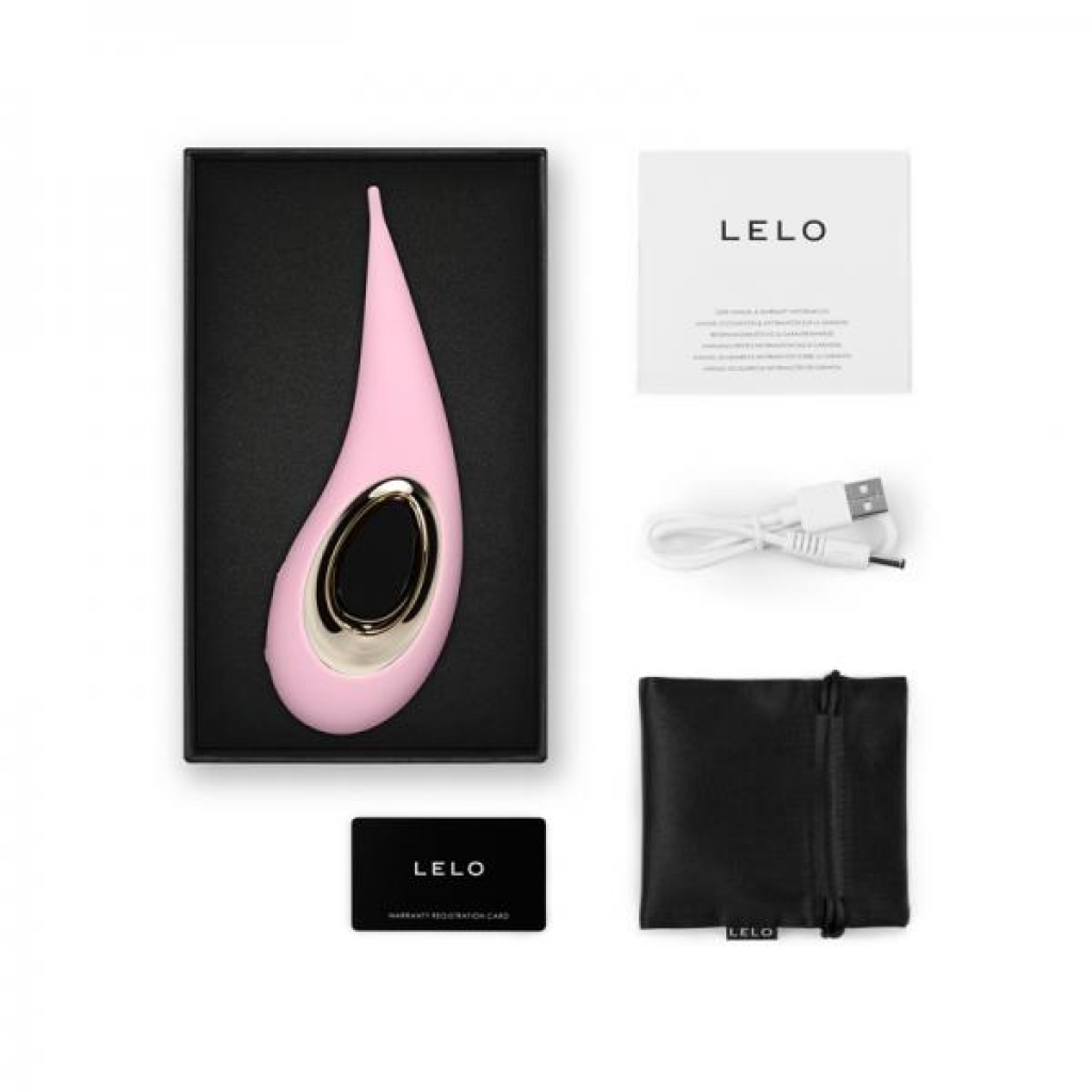 Lelo Dot Elliptical Clitoral Stimulator Pink - Traditional